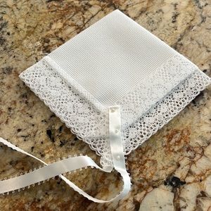 Crafter's Pride Heirloom Lace Baby Bonnet Hankie